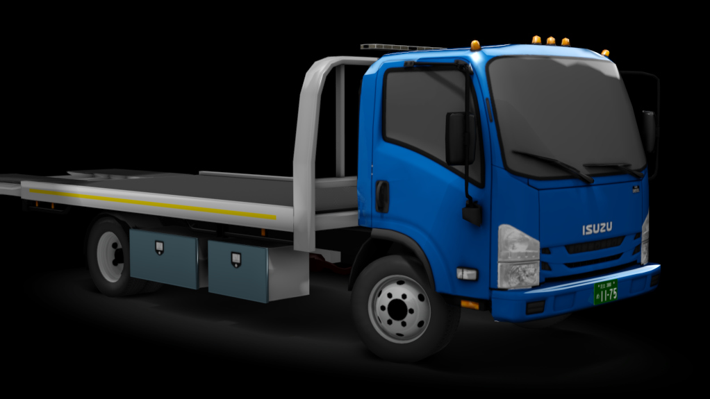 τraffic jp - Isuzu NPR Hauler, skin blue