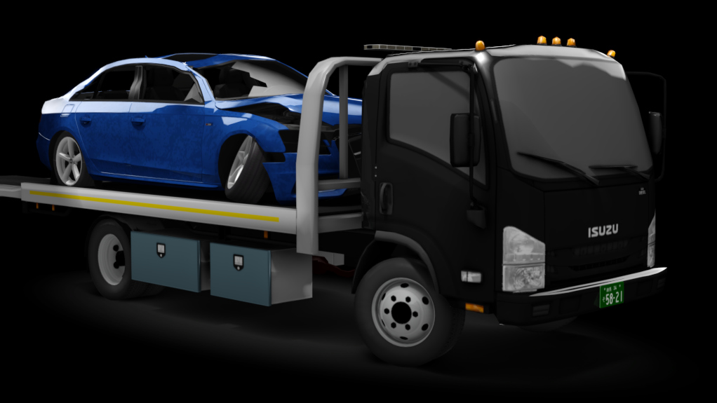 τraffic jp - Isuzu NPR Hauler Loaded Preview Image