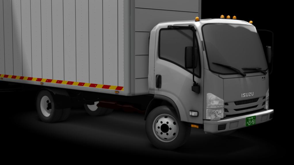 τraffic jp - Isuzu NPR Truck, skin grey