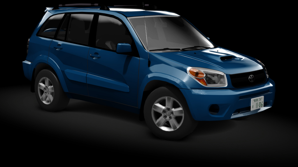 τraffic jp - Toyota Rav4, skin 03_scuba_blue_metallic_br