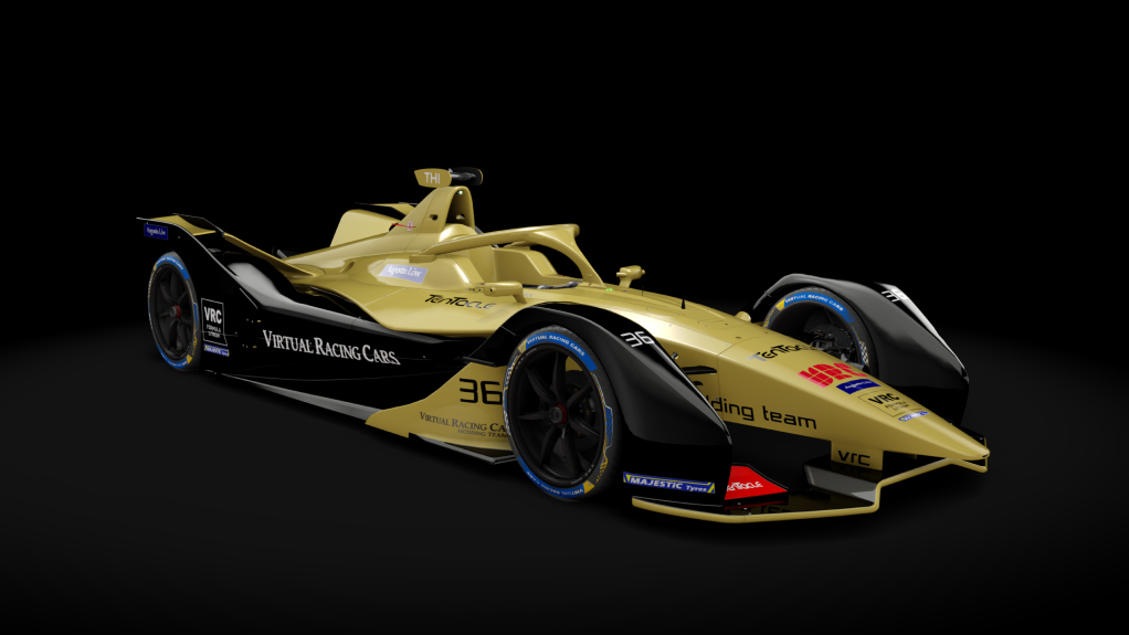 VRC Formula Lithium 2019, skin TenTacle_Formula_Lithium_Team_36