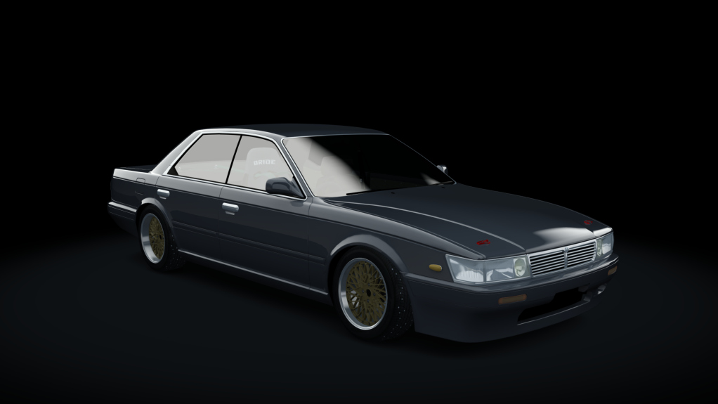 Nissan Laurel C33 Winter Drift, skin gray