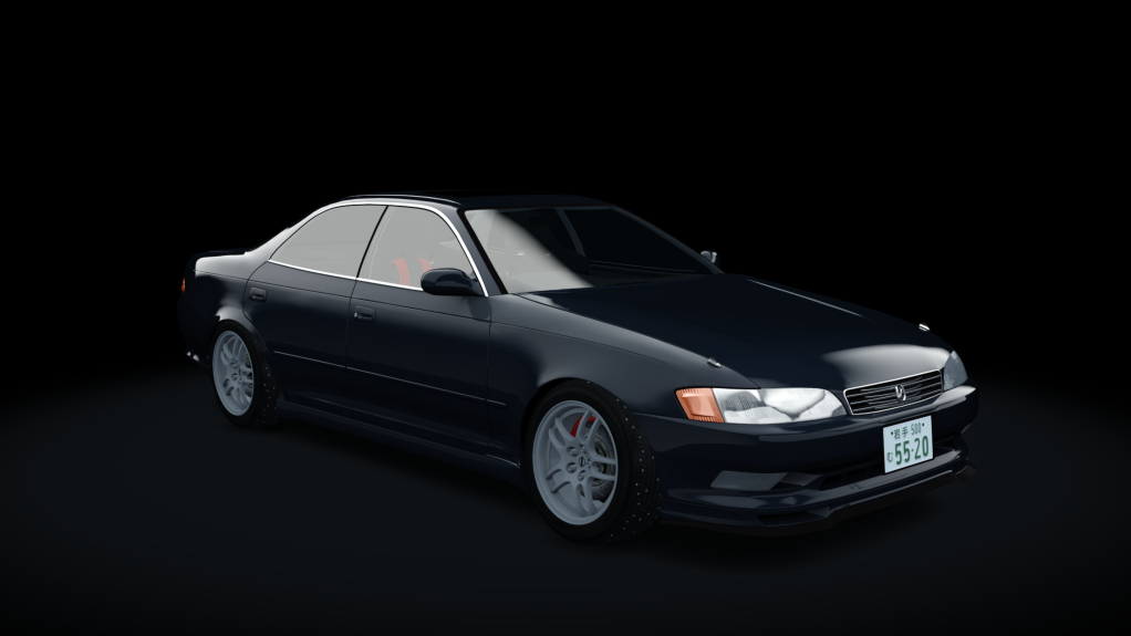 Toyota Mark II JZX90 Winter Drift, skin dark_blue