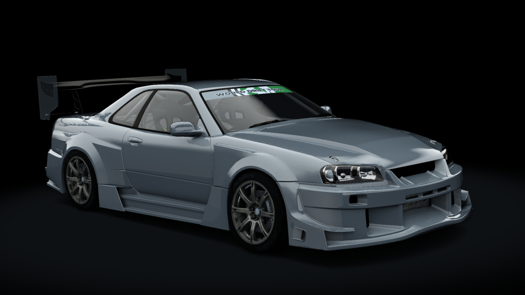 WDT Nissan Skyline R34, skin gray