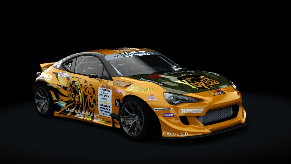 WDT Toyota GT86, skin 1TeamOrange