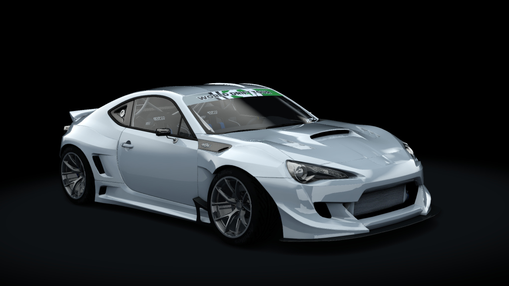 WDT Toyota GT86, skin white