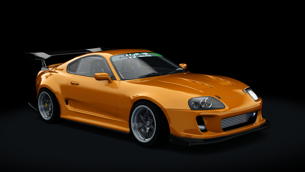 WDT Toyota Supra A80, skin orange