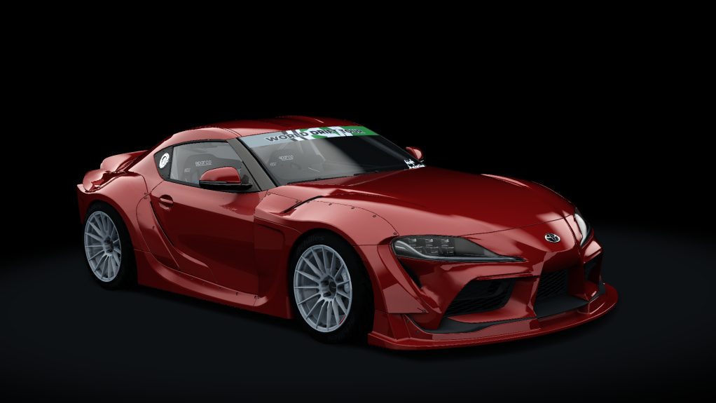 WDT Toyota Supra A90, skin red