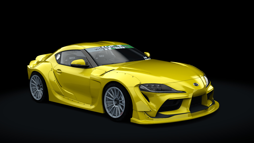 WDT Toyota Supra A90, skin yellow