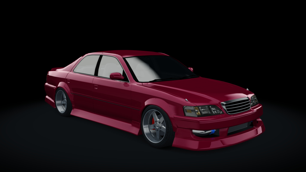 Toyota Cresta JZX100 DW-Spec, skin 3l4_wine_red_pearl