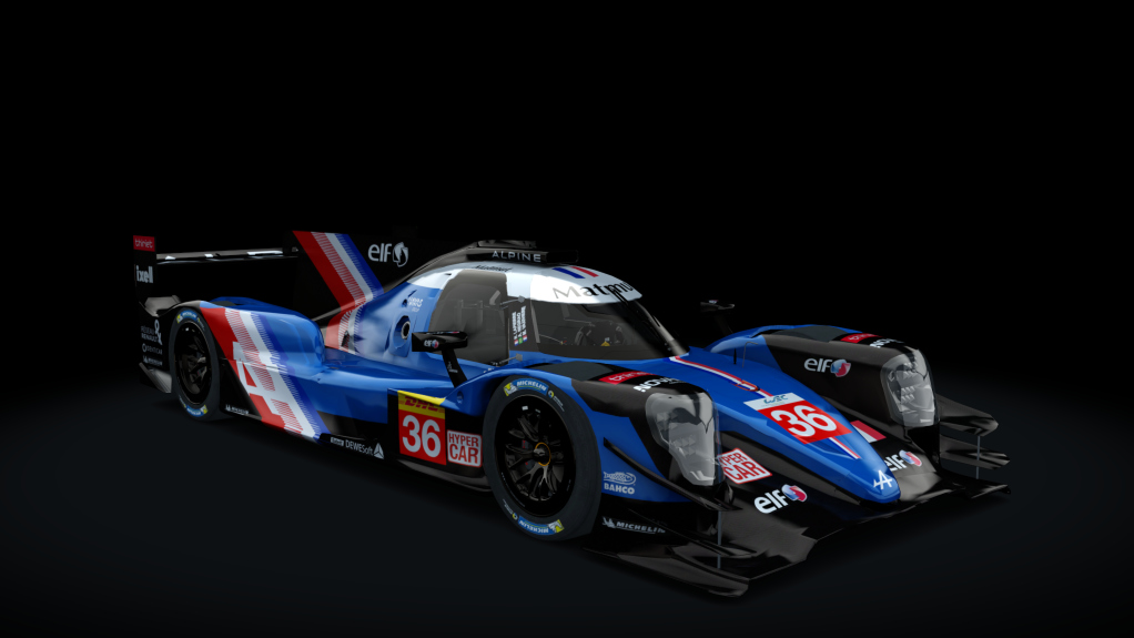 Rebellion R13 High Downforce Kit, skin alpine_a480