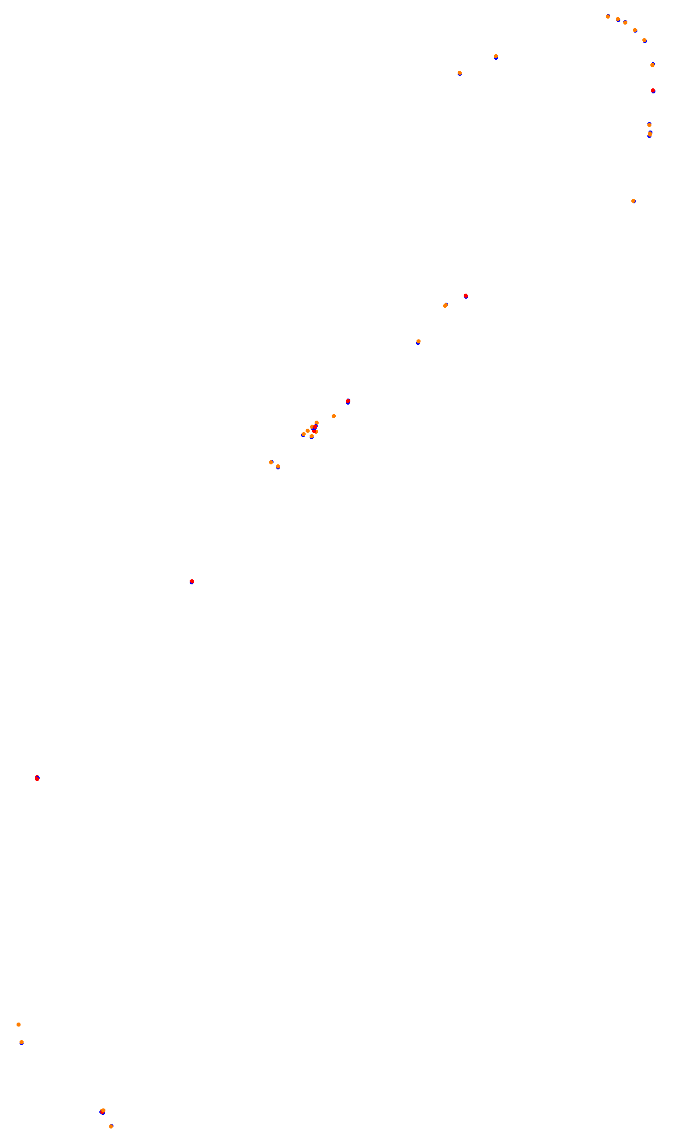 Monza 1966 - Road Course collisions